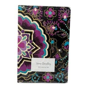 Vera Bradley Slim Journal Set – Lilac Medallion – New